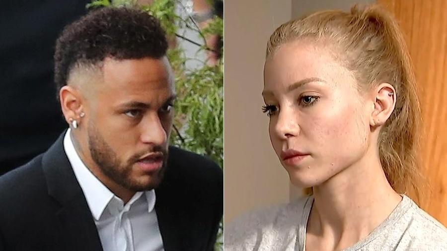 Neymar e Najila marcaram um encontro em Paris e, depois disto, a modelo acusou o jogador de estupro - Reuters - Reprodução / Montagem UOL