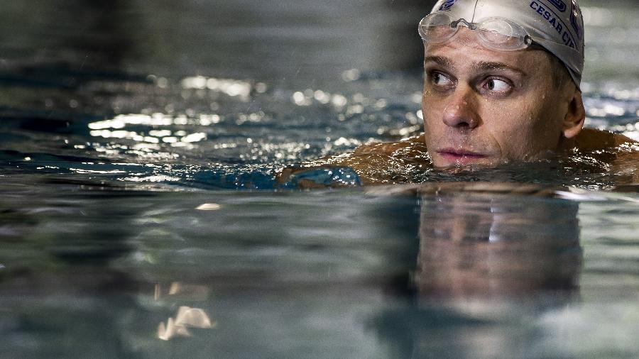 O nadador Cesar Cielo perdeu uma disputa judicial com uma empresa de maquininha de cartão - Adriano Vizoni/Folhapress