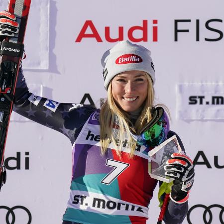 Mikaela Shiffrin, esquiadora norte-americana - Michel Cottin/Agence Zoom/Getty Images