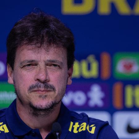 Fernando Diniz foi apresentado como técnico interino da seleção brasileira