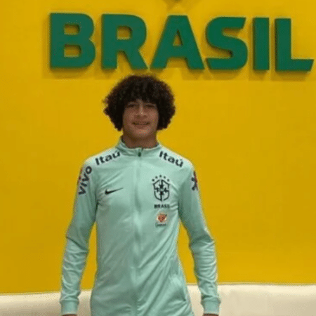 Kaique Silva, da base do Corinthians, foi convocado pela seleção brasileira sub-15