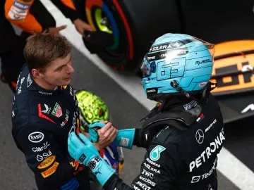 Após perder pole, Verstappen diz que perdeu todo respeito por Russell