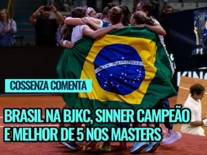 Cossenza Comenta: Brasil na BJK, Sinner no Finals e melhor de 5 nos Masters