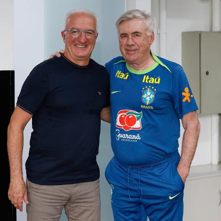 Carlo Ancelotti e Dorival Júnior Carlo Ancelotti e Dorival Júnior
