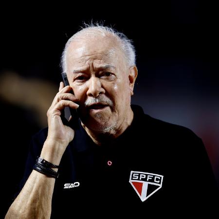 Harry Massis Jr., presidente do São Paulo, antes de jogo no Morumbis