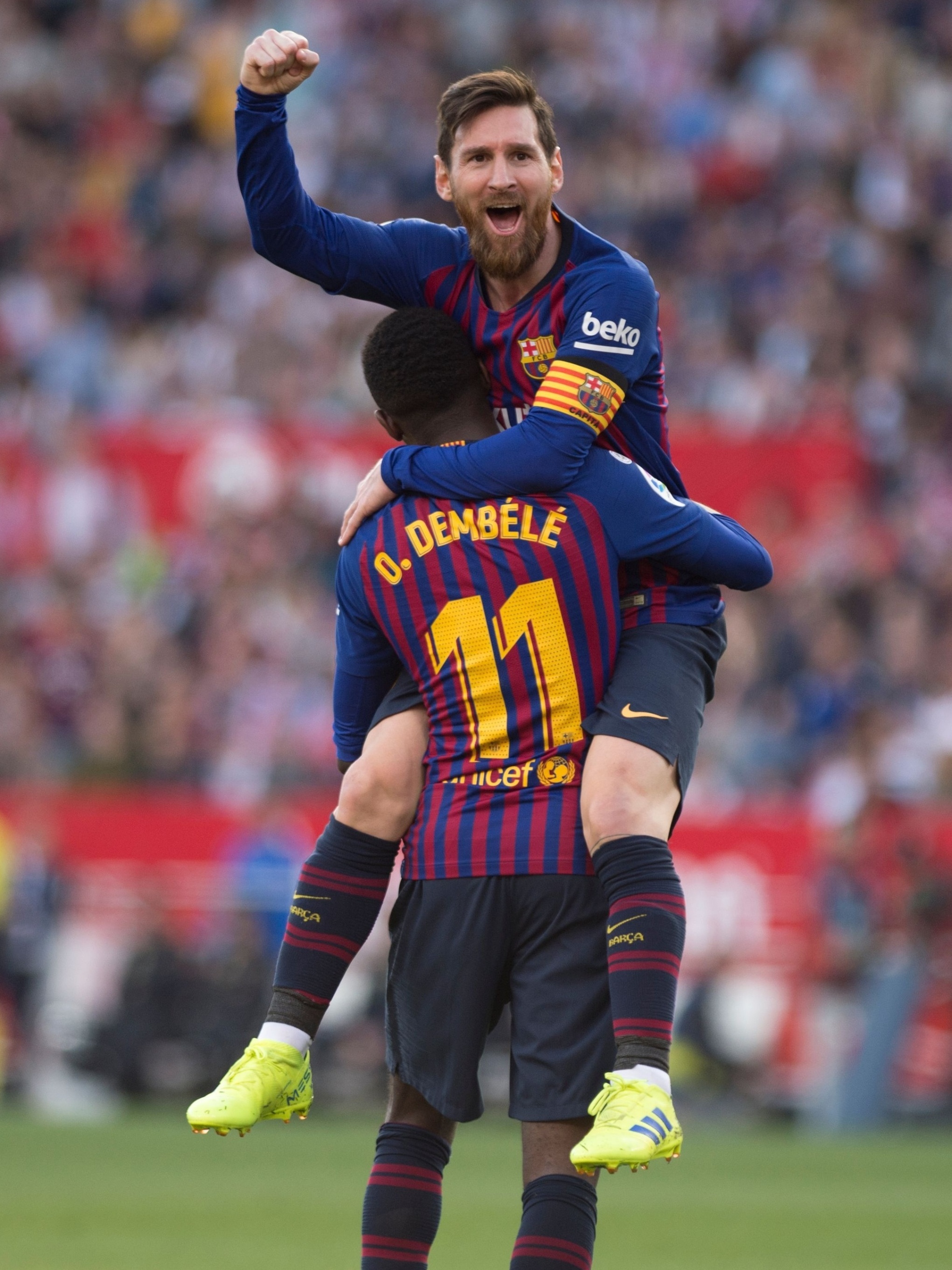 Lionel Messi faz dois em goleada e classificação do Barcelona na Champions  - 13/03/2019 - Esporte - Folha