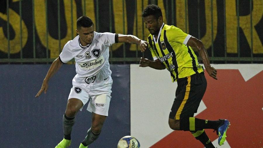 Erik caiu de rendimento após a entrada de Diego Souza no time titular do Botafogo - Divulgação/Botafogo