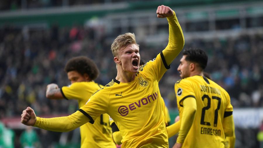 Haaland deve ser titular do Borussia contra o Fortuna Düsseldorf, na próxima rodada - Fabian Bimmer/Reuters