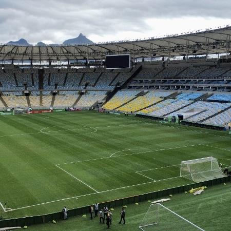 Estádio do Maracanã pronto para Fluminense x Corinthians pela semifinal da Copa do Brasil - Bruno Granja / Ag. Corinthians