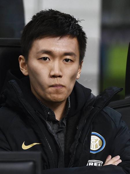 Herdeiro do Suning Group, Steven Zhang acompanha jogo da Inter de Milão - Getty Image