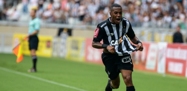 Robinho comemora gol pelo Atlético-MG, contra o Vila Nova, pelo Campeonato Mineiro  - Andre Yanckous/AGIF