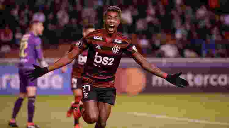 Bruno Henrique comemora após marcar pelo Flamengo sobre a LDU - Alexandre Vidal / Flamengo - Alexandre Vidal / Flamengo