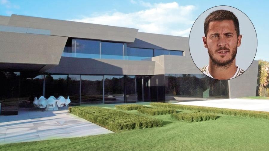 Nova casa de Hazard na Espanha é avaliada em cerca de R$ 49 milhões; ele comprou o imóvel de Alejandro Sanz - Reprodução/Semana.es / Reprodução/Twitter