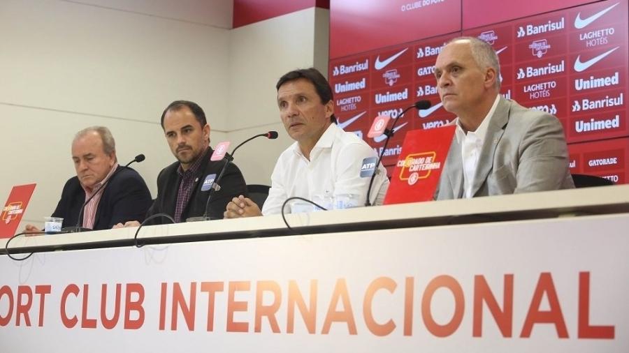 Zé Ricardo é apresentado pela direção do Internacional como técnico do time - Ricardo Duarte/Inter