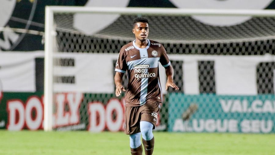 Jemerson em ação pelo Corinthians contra o Santos, na Vila Belmiro - Rodrigo Coca/Agência Corinthians