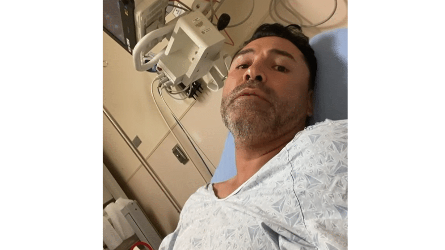 Oscar De La Hoya foi para o hospital e acabou perdendo luta - Instagram