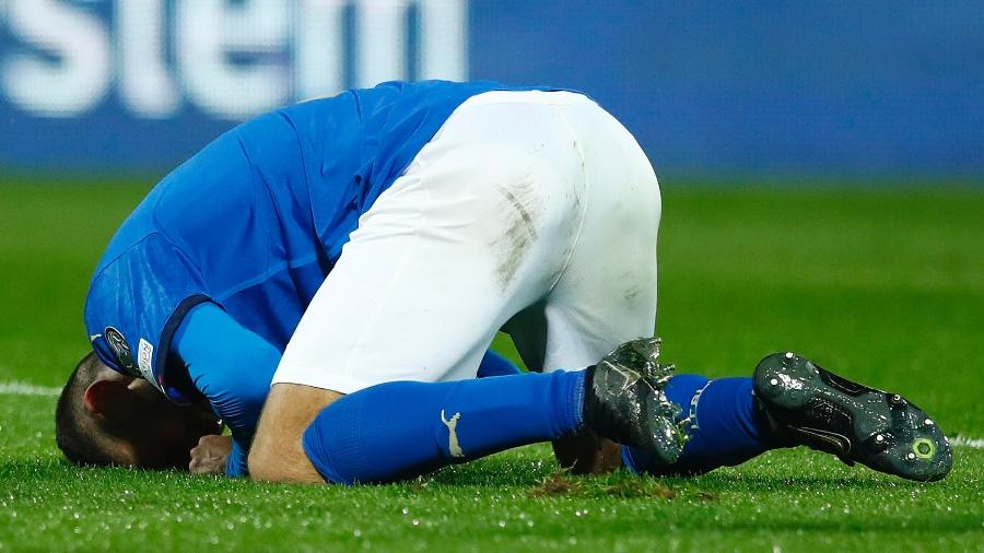 Berardi lamenta derrota da Itália para a Macedônia do Norte, pelas Eliminatórias Europeias à Copa do Qatar - Matteo Ciambelli/DeFodi Images via Getty Images