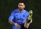 Com sobrecarga, Messi faz tratamento antes de treino da Argentina - Evrim Aydin/Anadolu Agency via Getty Images