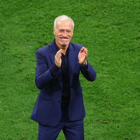 Didier Deschamps comemora classificação da França para a final da Copa do Mundo - REUTERS/Hannah Mckay