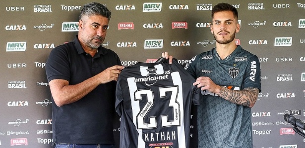 Apresentado por Alexandre Gallo, Nathan vai vestir a camisa 23 do Atlético-MG, que era de Róger Guedes - Bruno Cantini/Clube Atlético Mineiro