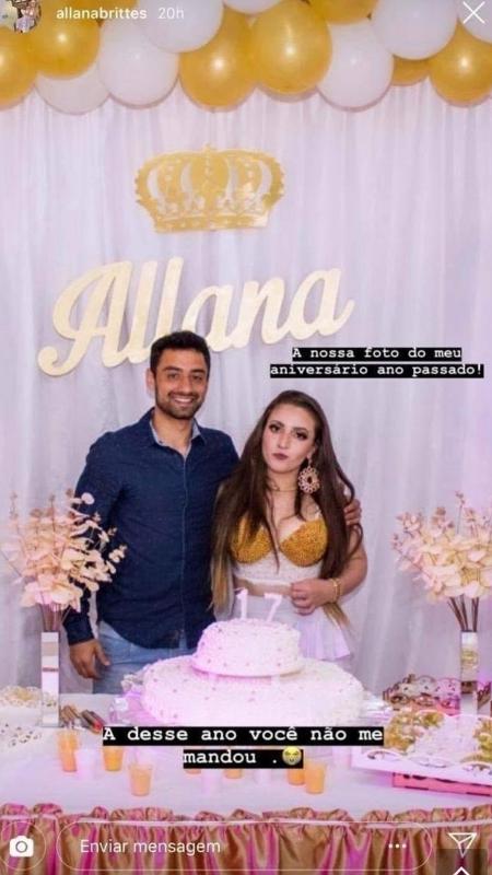 Daniel foi convidado para a festa de aniversário (17 ano) de Allana - Reprodução - Reprodução