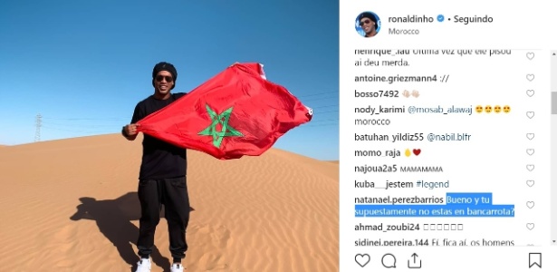 Ronaldinho Gaúcho - Reprodução Instagram - Reprodução Instagram