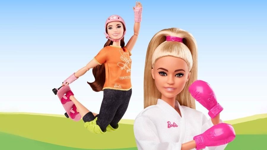 Barbie da coleção da Mattel para Tóquio 2020 - Divulgação / COI / Mattel