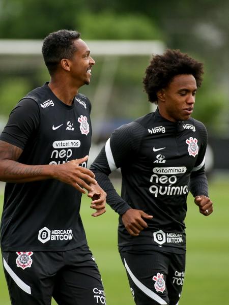 Jô e Willian, crias do Terrão, se reencontrarão com a torcida do Corinthians na Neo Química Arena  - Rodrigo Coca/ Ag. Corinthians 