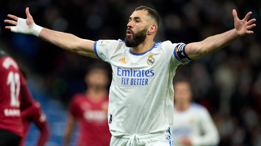 Benzema vive grande fase pelo Real Madrid - Angel Martinez/Getty Images