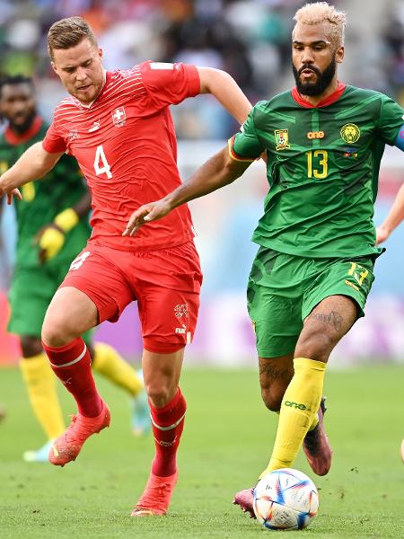 Suíça e Camarões se enfrentaram nesta quinta (24), pelo Grupo G da Copa do Mundo. - Claudio Villa/Getty Images