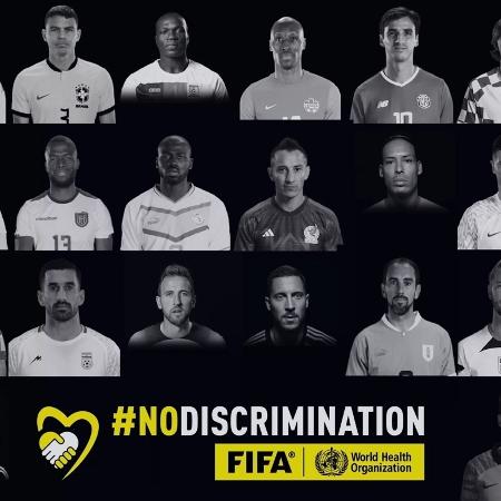 Campanha da Fifa contra discriminação - Divulgação/Fifa