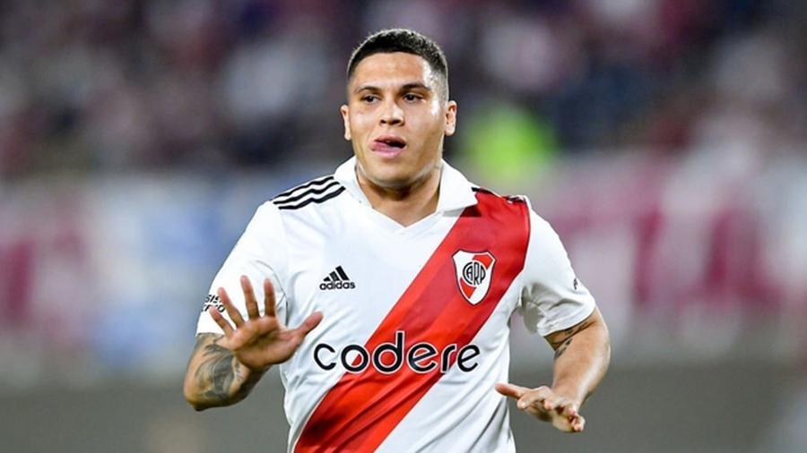 Juan Quintero jogou pelo River Plate e foi oferecido ao Flamengo - Foto: Divulgação/River Plate