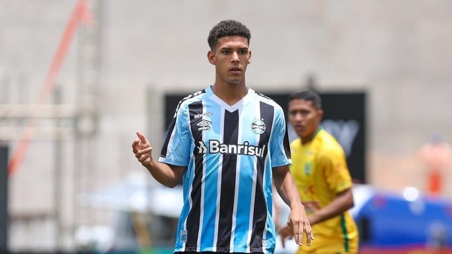 Hiago Santos, de 18 anos, marcou para a equipe gaúcha na partida contra o Picos (PI) - Reprodução/Instagram