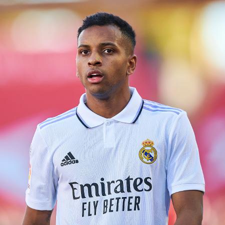 Rodrygo, do Real Madrid, em jogo contra o Mallorca pelo Campeonato Espanhol