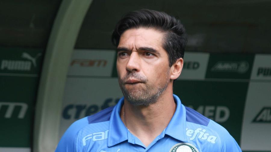 Abel Ferreira, treinador do Palmeiras, durante a partida contra o Ituano no Paulistão - VINICIUS NUNES/AGÊNCIA F8/ESTADÃO CONTEÚDO