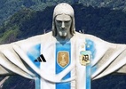 Dybala provoca com montagem de Cristo Redentor vestindo camisa da Argentina - Reprodução/Instagram