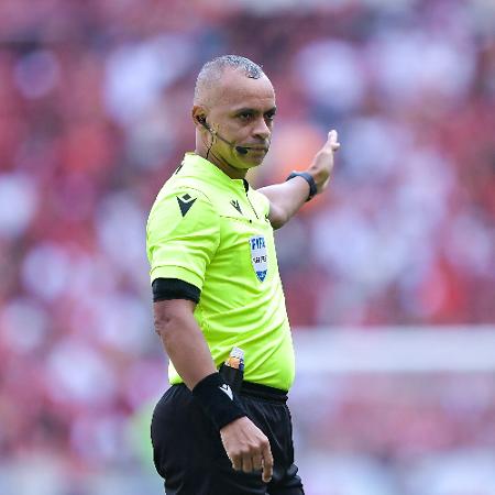 Wilton Pereira Sampaio durante partida entre Flamengo e Palmeiras pelo Brasileirão