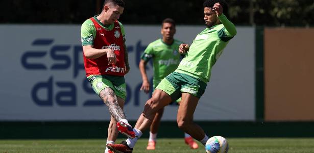 Palmeiras realiza treino técnico-tático visando confronto contra o Athletico.