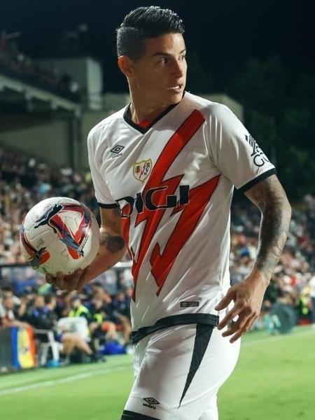 James Rodríguez só disputou uma partida como titular do Rayo em dois meses