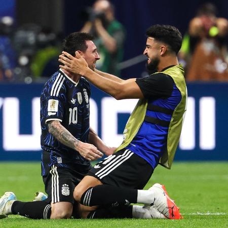 A Argentina disputa a final da Copa do Mundo amanhã contra a Espanha A Argentina disputa a final da Copa do Mundo amanhã contra a Espanha