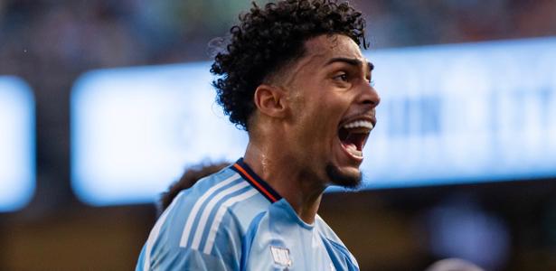 Emprestado pelo Palmeiras, Luighi marca seu primeiro gol na MLS; veja