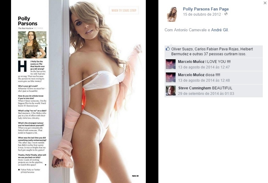 Polly Parsons, namorada de Thomas Vermaelen - Reprodução/Facebook