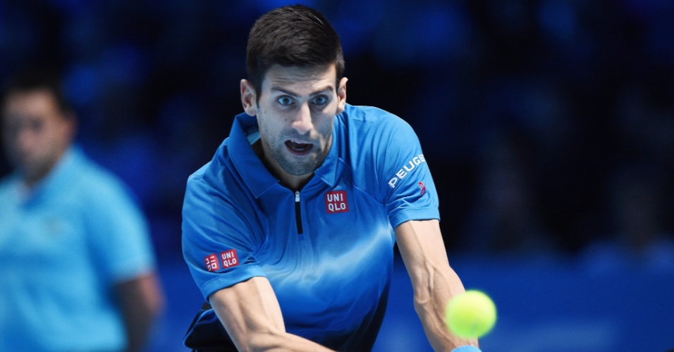 Novak Djokovic, rebate bola na semifinal do ATP Finals contra Rafael Nadal