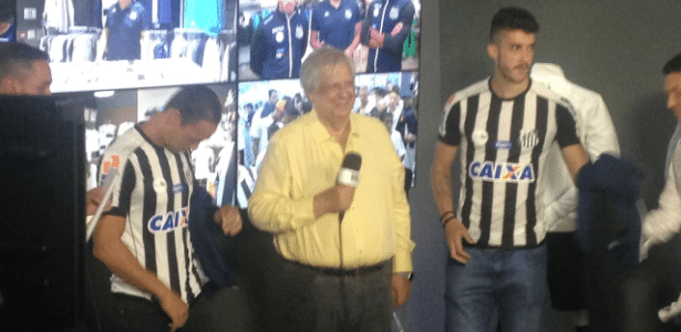 Anuncio aconteceu durante evento de apresentação de nova camisa do Santos - Samir Carvalho/UOL