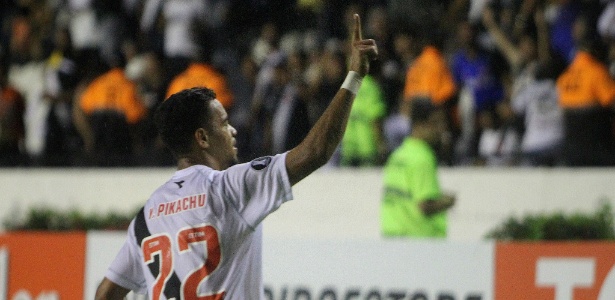 Yago Pikachu comemora seu gol diante do Jorge Wilstermann - Paulo Fernandes / Flickr do Vasco