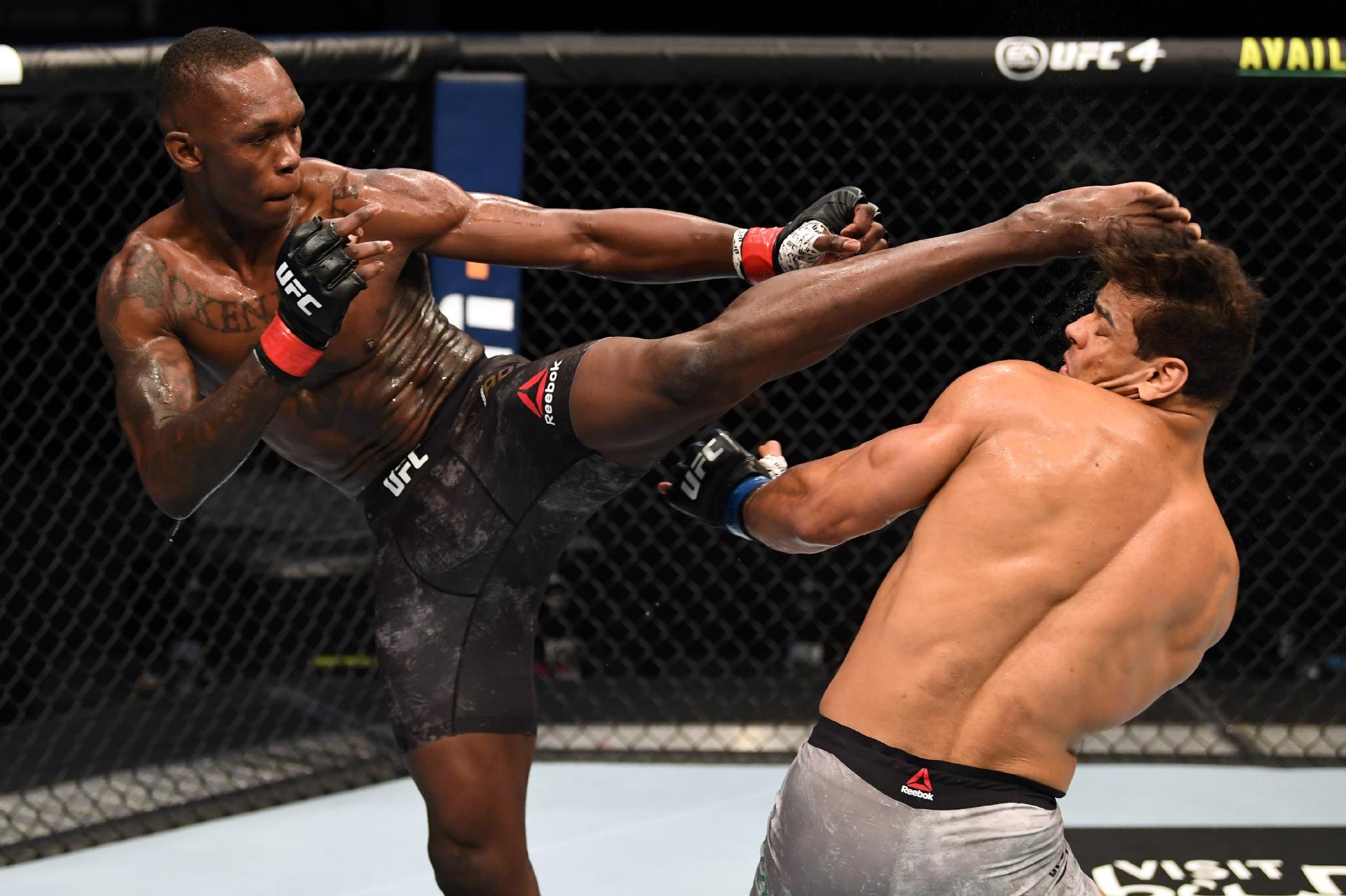 Borrachinha é nocauteado com facilidade por Adesanya no UFC 253. Veja fotos - 27/09/2020 - UOL Esporte