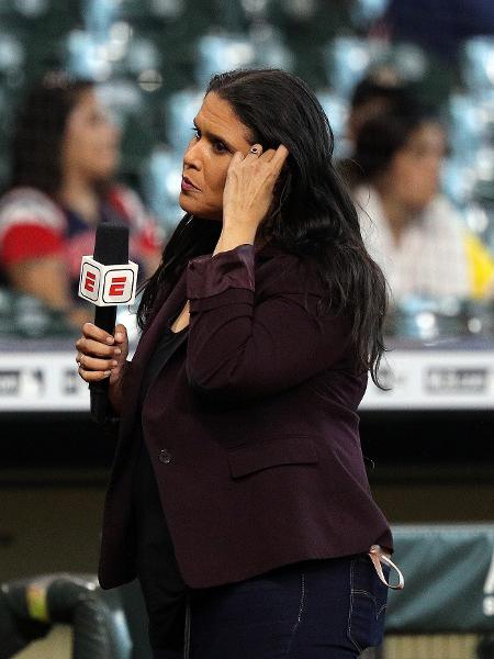 Marly Rivera, repórter especializada em beisebol que foi demitida da ESPN por problema com colega de trabalho - Bob Levey/Getty Images