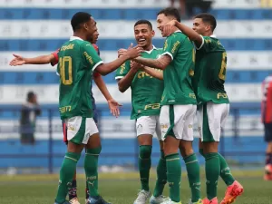 Palmeiras sub-20 aplica maior goleada de sua história e avança na Copa do Brasil