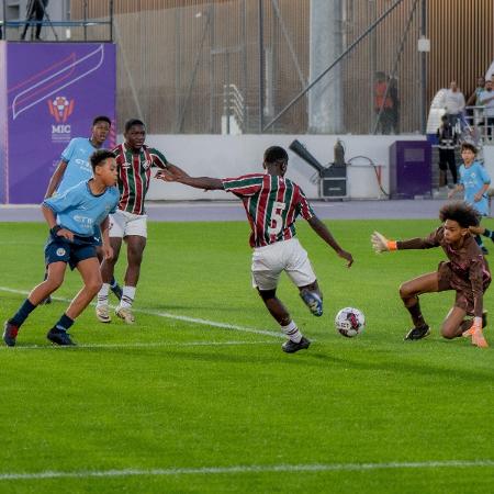 Sub-13 do Fluminense vence o Manchester City e conquista torneio internacional