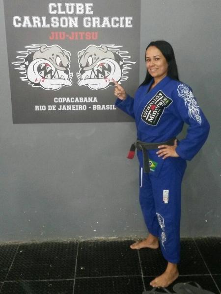 Janaina Ventura, irmã de Jair Ventura, é lutadora de jiu jitsu - Reprodução/Instagram